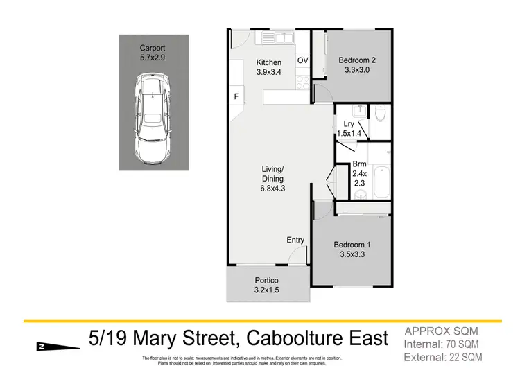 Floorplan of Homely unit listing, 5/19 Mary Street, Caboolture QLD 4510