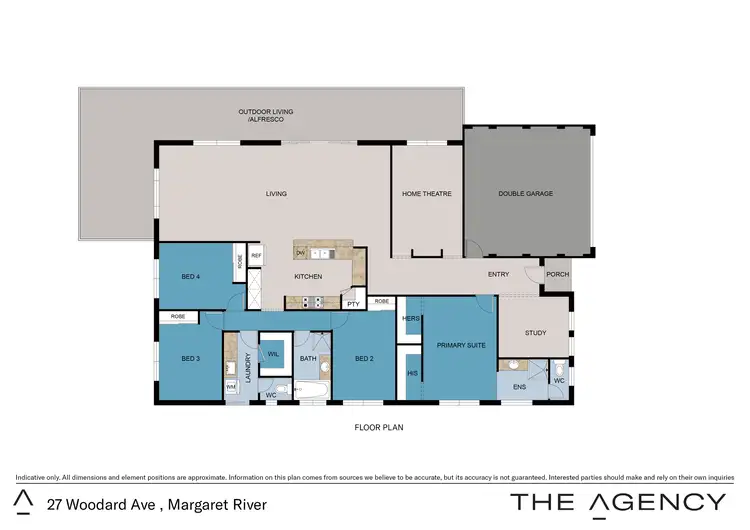 Floorplan of Homely house listing, 27 Woodard Avenue, Margaret River WA 6285