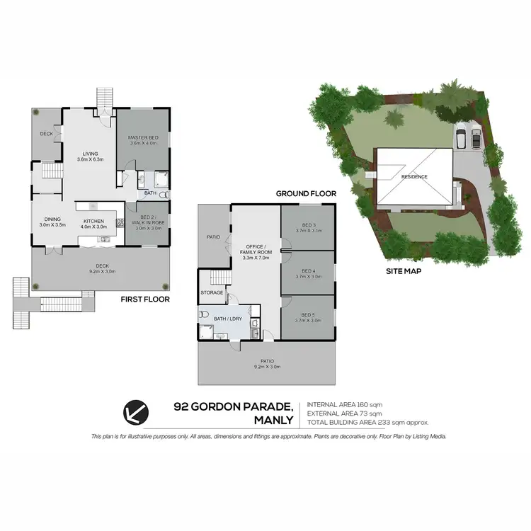 Floorplan of Homely house listing, 92 Gordon Parade, Manly QLD 4179