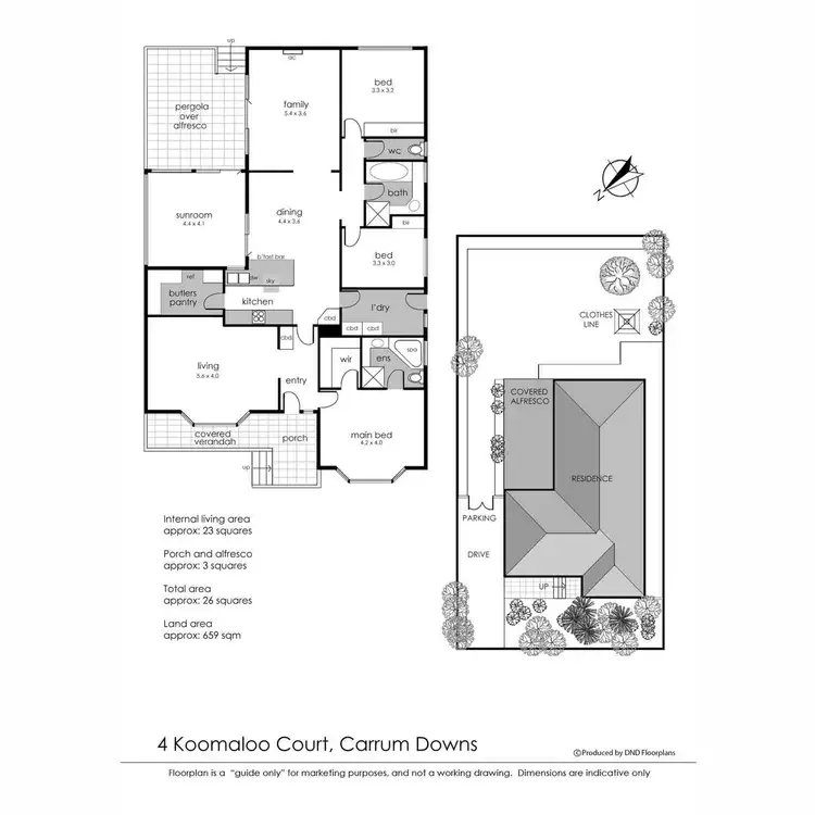 Floorplan of Homely house listing, 4 Koomaloo Place, Carrum Downs VIC 3201