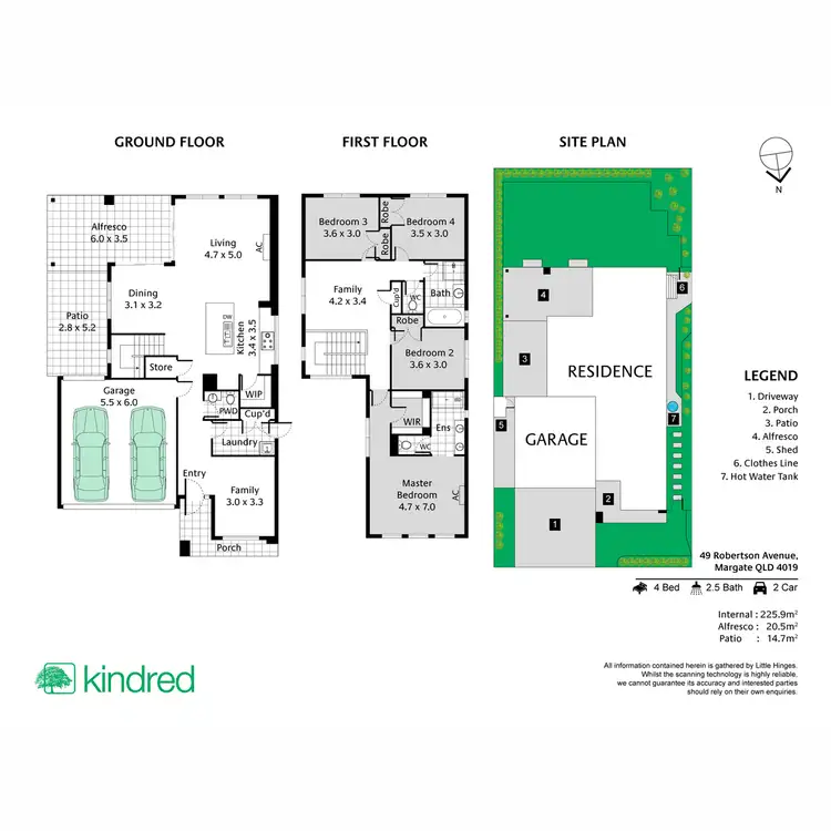 Floorplan of Homely house listing, 49 Robertson Avenue, Margate QLD 4019