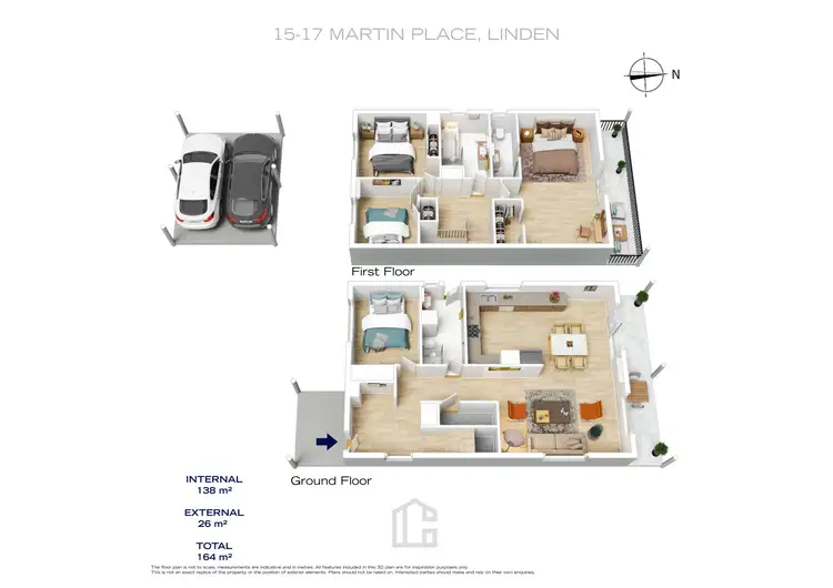 Floorplan of Homely house listing, 15-17 Martin Place, Linden NSW 2778