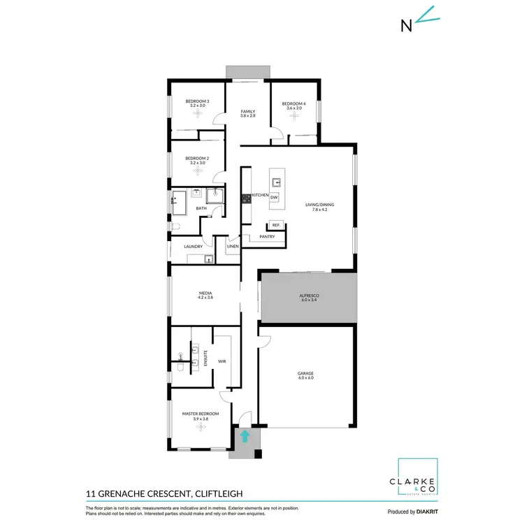 Floorplan of Homely house listing, 11 Grenache Crescent, Cliftleigh NSW 2321