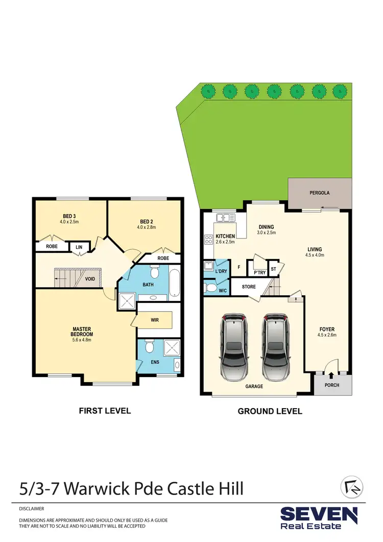Floorplan of Homely townhouse listing, 5/3-7 Warwick Parade, Castle Hill NSW 2154