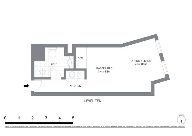 Floorplan of Homely apartment listing, 1007/653 George Street, Haymarket NSW 2000