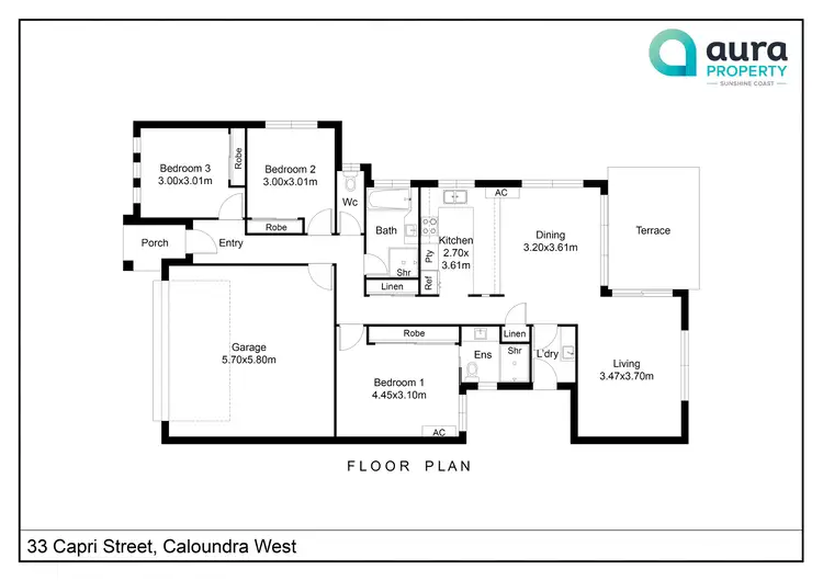 Floorplan of Homely house listing, 33 Capri Street, Caloundra West QLD 4551