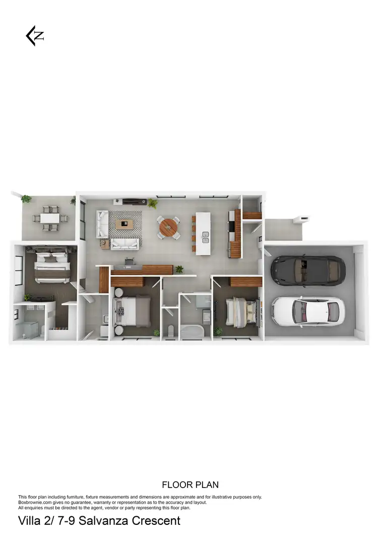 Floorplan of Homely apartment listing, Unit D/7-9 Salvanza Crescent, Griffith NSW 2680