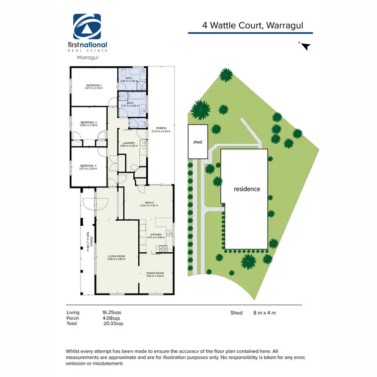 Floorplan of Homely house listing, 4 Wattle Court, Warragul VIC 3820