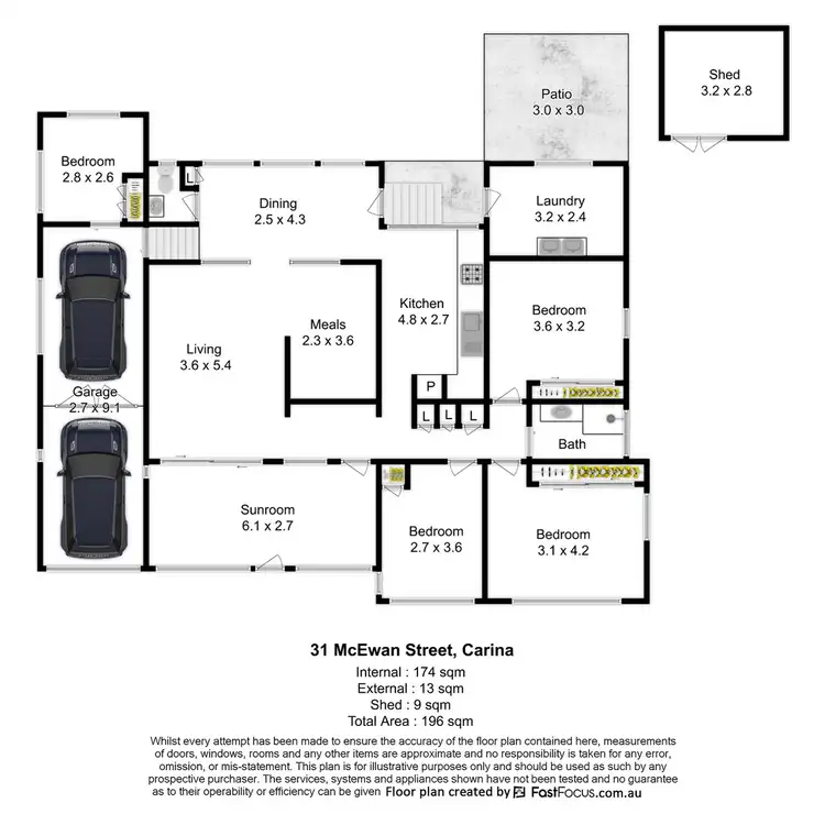 Floorplan of Homely house listing, 31 McEwan Street, Carina QLD 4152