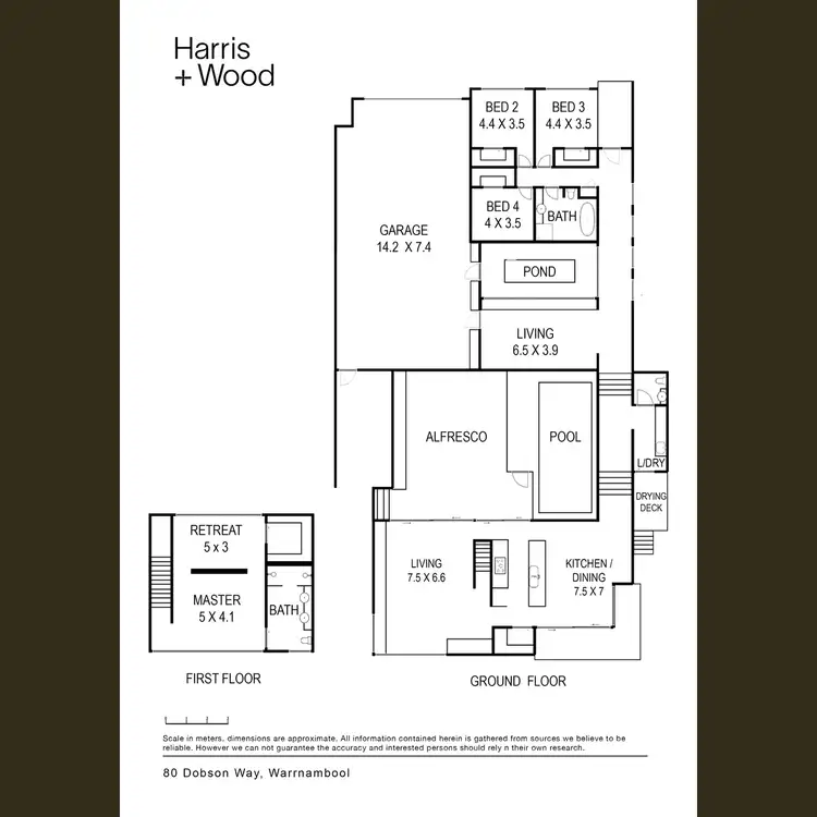 Floorplan of Homely house listing, 80 Dobson Way, Warrnambool VIC 3280