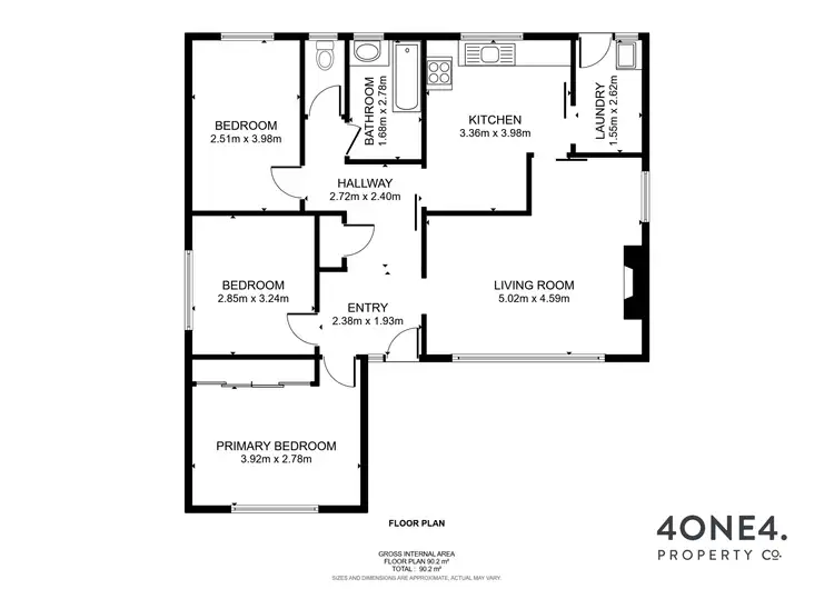 Floorplan of Homely house listing, 32 Ashbourne Grove, West Moonah TAS 7009