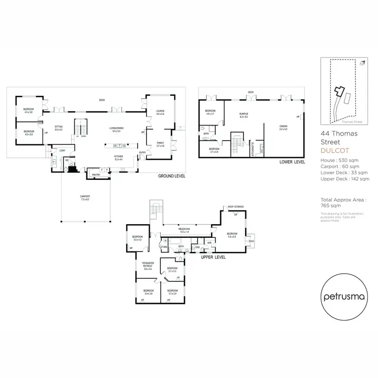 Floorplan of Homely house listing, 44 Thomas Street, Dulcot TAS 7025