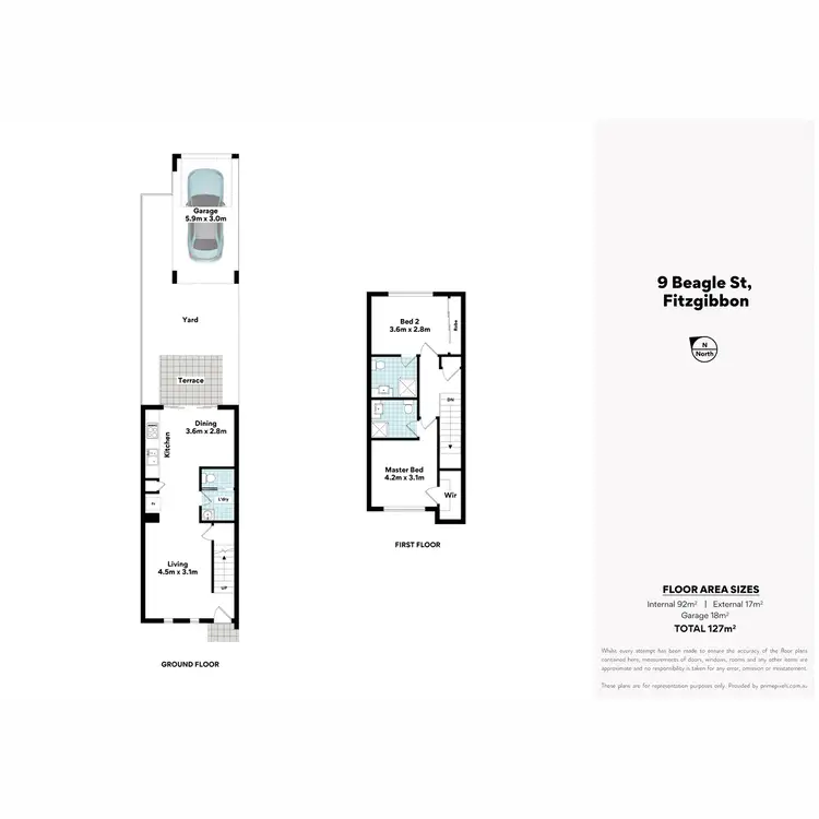 Floorplan of Homely house listing, 9 Beagle Street, Fitzgibbon QLD 4018