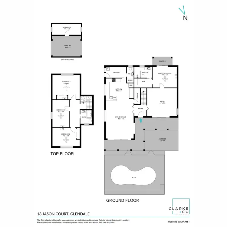 Floorplan of Homely house listing, 18 Jason Court, Glendale NSW 2285