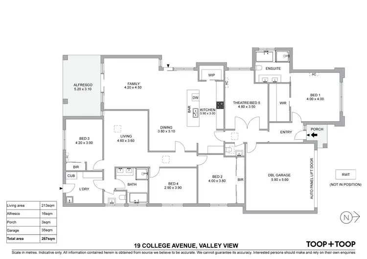 Floorplan of Homely house listing, 19 College Avenue, Valley View SA 5093