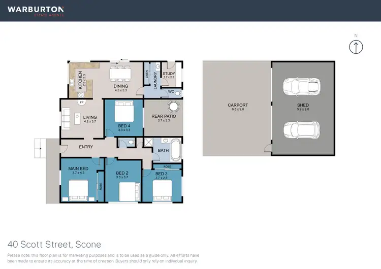 Floorplan of Homely house listing, 40 Scott Street, Scone NSW 2337