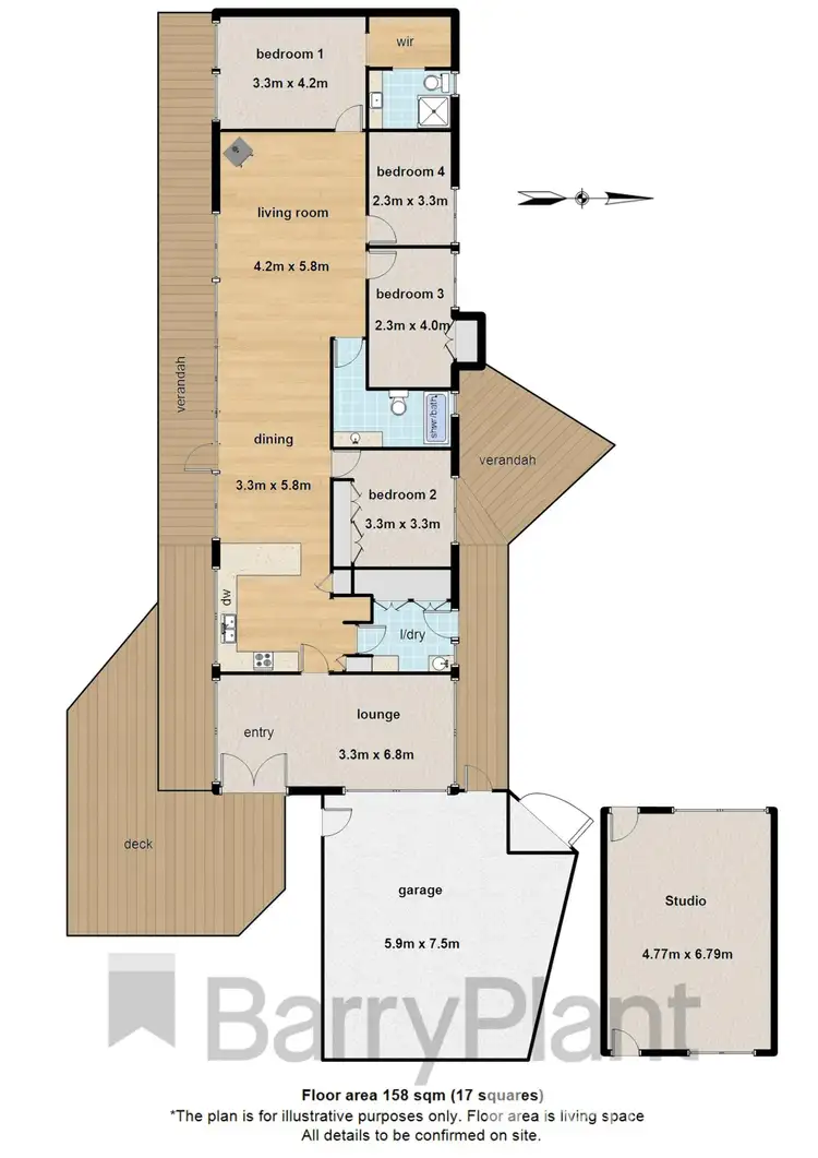 Floorplan of Homely house listing, 16 Cloverleigh Avenue, Emerald VIC 3782