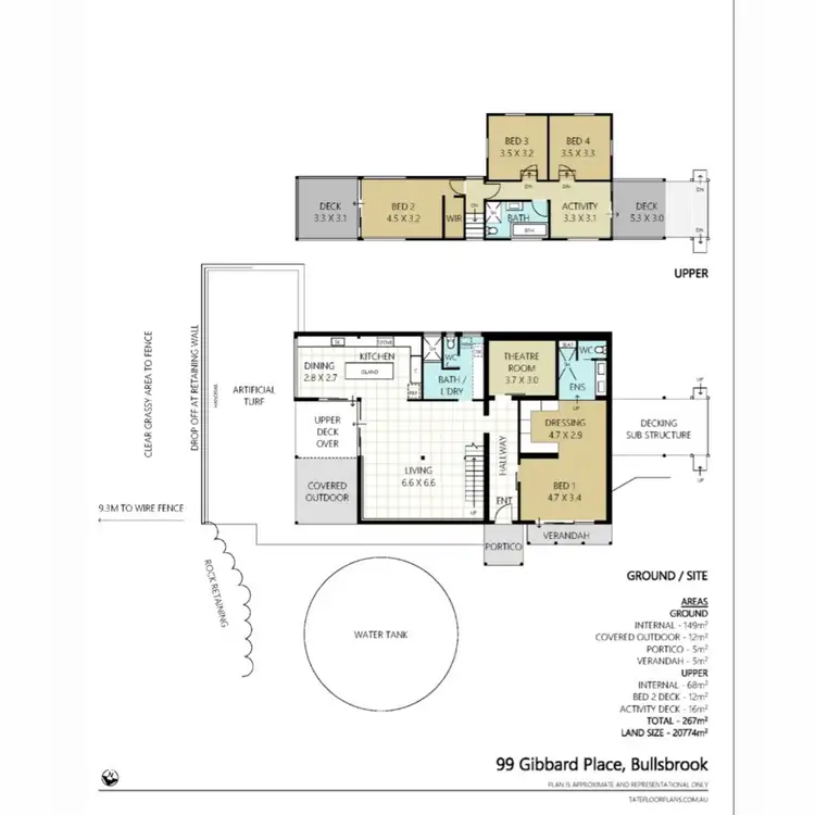 Floorplan of Homely house listing, 99 Gibbard Place, Bullsbrook WA 6084
