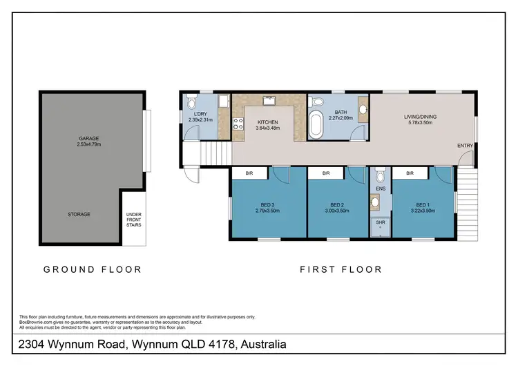 Floorplan of Homely house listing, 2304 Wynnum Road, Wynnum QLD 4178