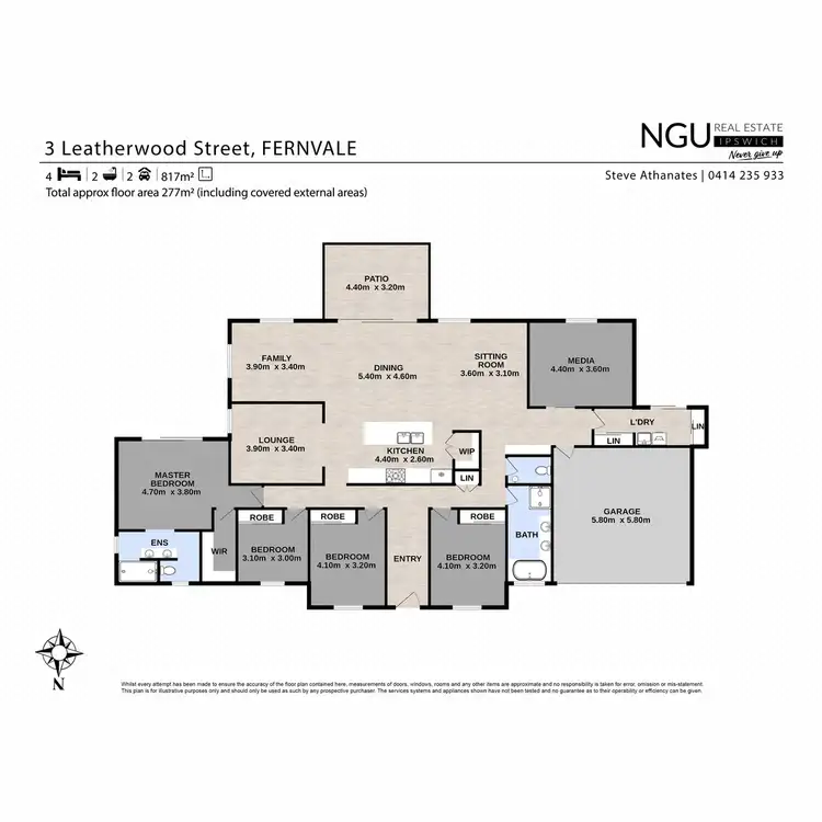 Floorplan of Homely house listing, 3 Leatherwood Street, Fernvale QLD 4306