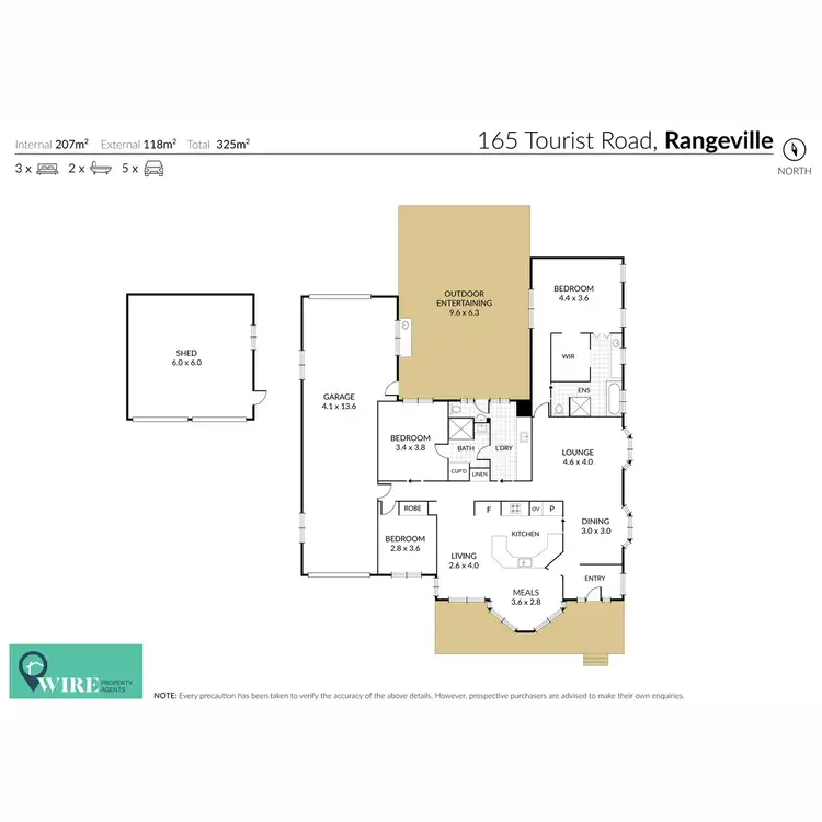 Floorplan of Homely house listing, 165 Tourist Road, Rangeville QLD 4350