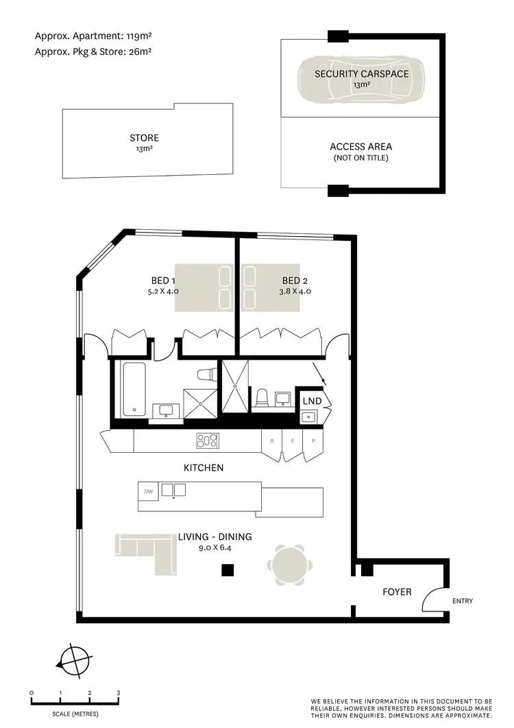 Floorplan of Homely apartment listing, 206/117 Kippax Street, Surry Hills NSW 2010