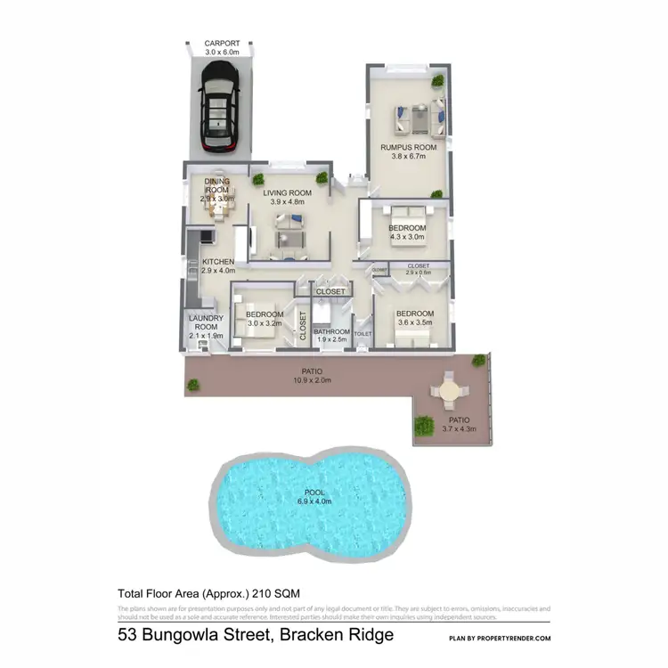 Floorplan of Homely house listing, 53 Bungowla Street, Bracken Ridge QLD 4017