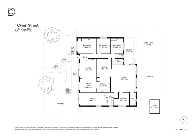 Floorplan of Homely house listing, 1 Owen Street, Gladesville NSW 2111