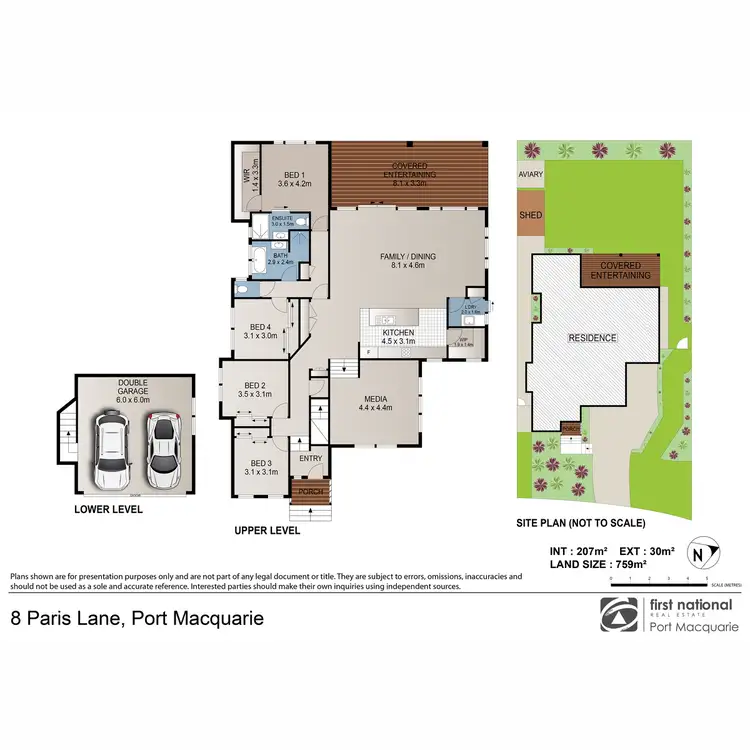 Floorplan of Homely house listing, 8 Paris Lane, Port Macquarie NSW 2444