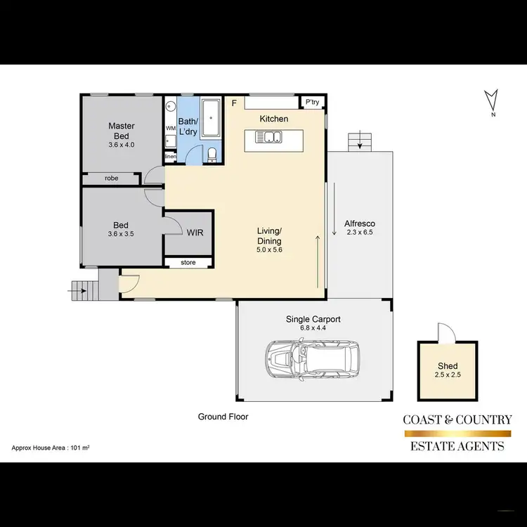 Floorplan of Homely house listing, 46A Kennington Road, Rosebud VIC 3939