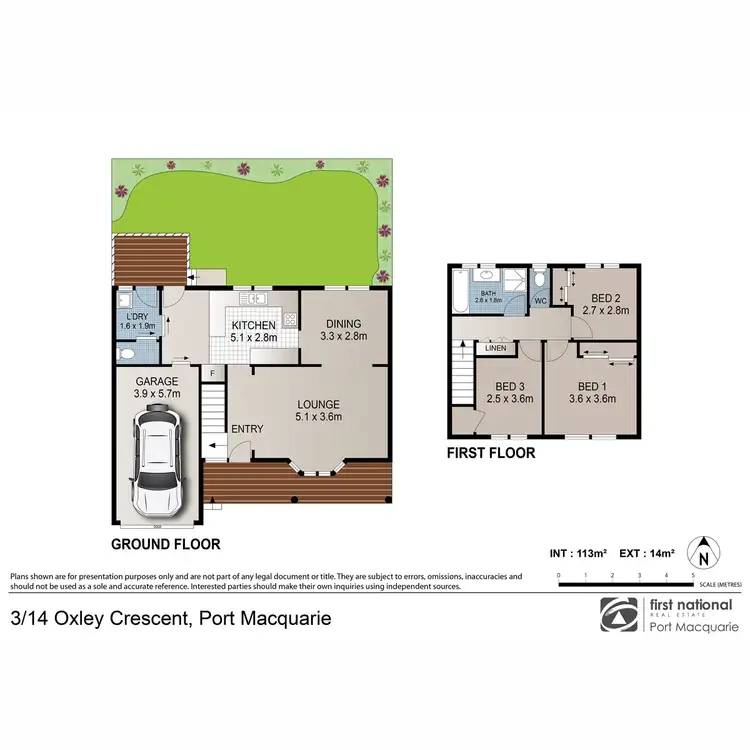 Floorplan of Homely townhouse listing, 3/14 Oxley Crescent, Port Macquarie NSW 2444