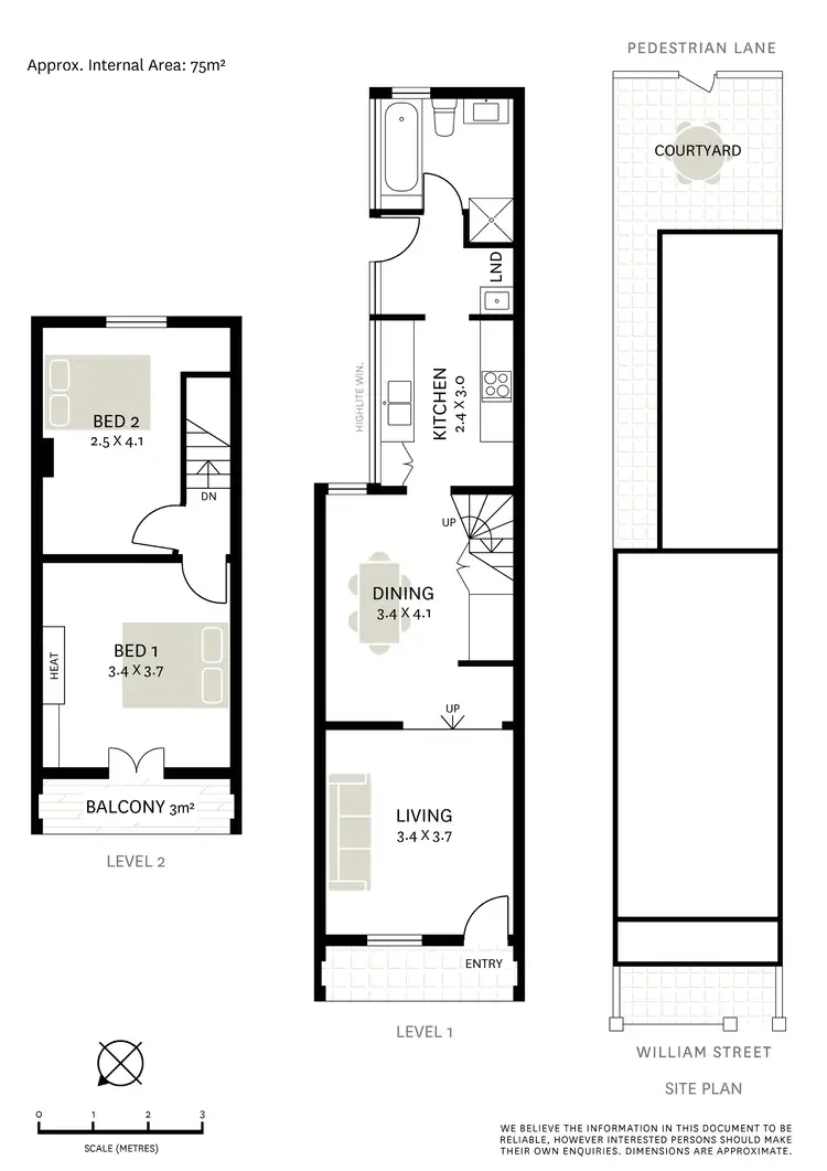 Floorplan of Homely terrace listing, 57 William Street, Paddington NSW 2021