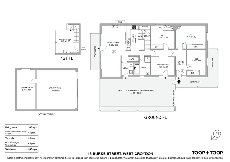Floorplan of Homely house listing, 16 Burke Street, West Croydon SA 5008