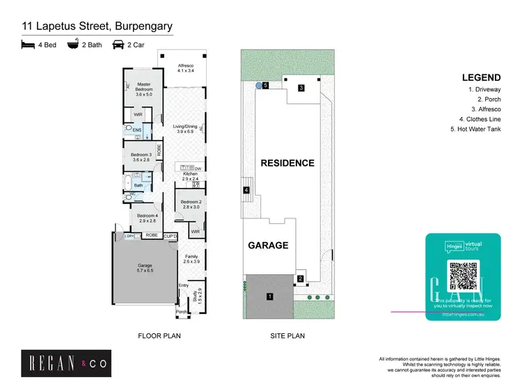 Floorplan of Homely house listing, 11 Lapetus Street, Burpengary QLD 4505