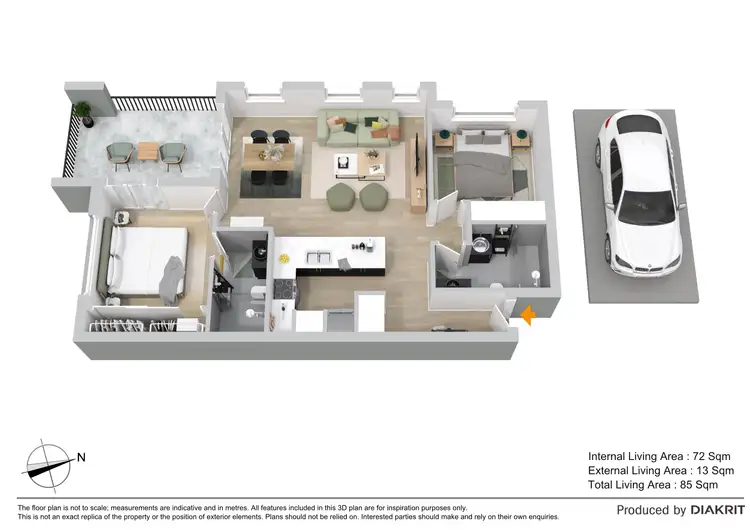 Floorplan of Homely unit listing, 6/44 Lovegrove Street, Zillmere QLD 4034