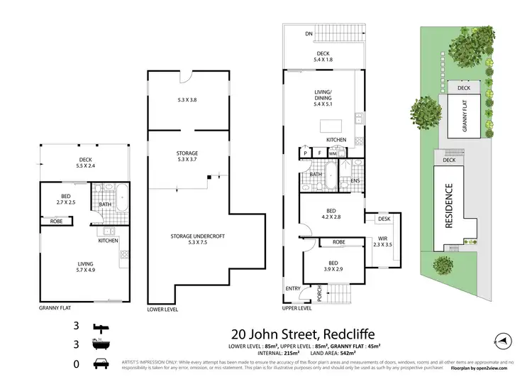 Floorplan of Homely house listing, 20 John Street, Redcliffe QLD 4020