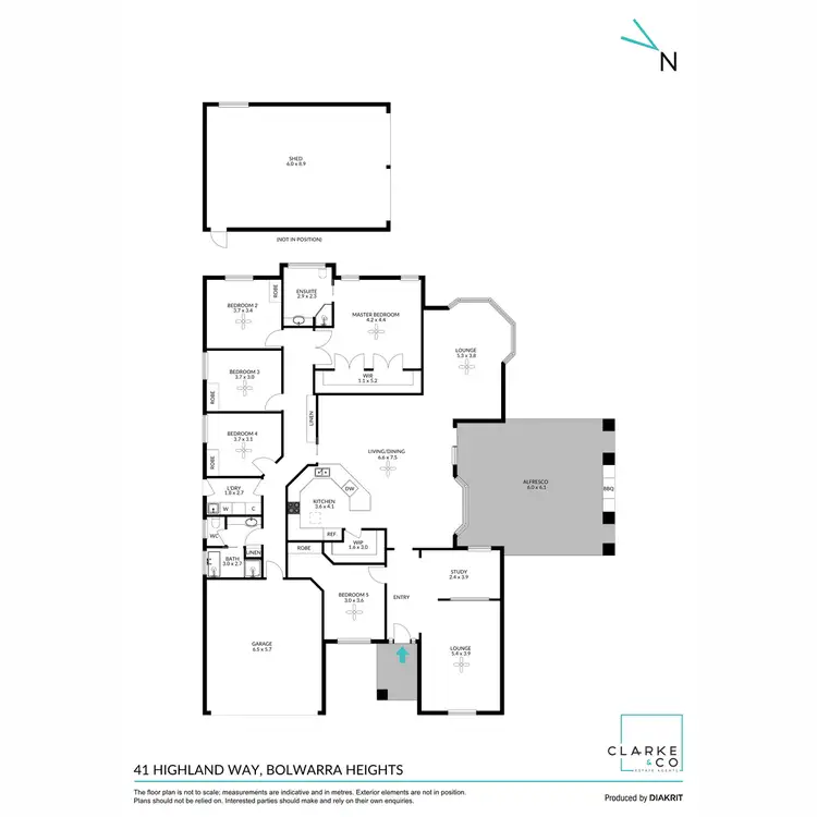 Floorplan of Homely house listing, 41 Highland Way, Bolwarra Heights NSW 2320