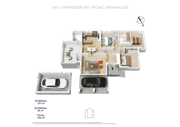 Floorplan of Homely house listing, 341 Hawkesbury Road, Winmalee NSW 2777