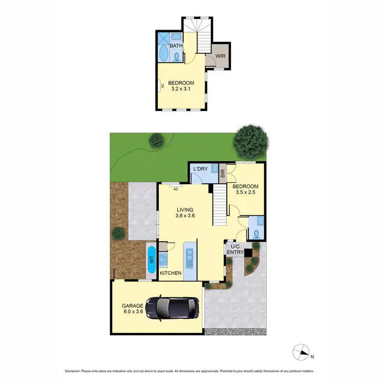 Floorplan of Homely townhouse listing, 3/20 Reefton Court, South Morang VIC 3752