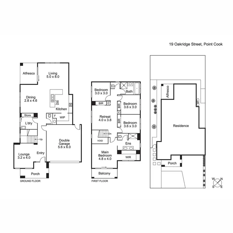Floorplan of Homely house listing, 19 Oakridge Street, Point Cook VIC 3030