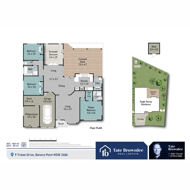 Floorplan of Homely house listing, 9 Tralee Drive, Banora Point NSW 2486