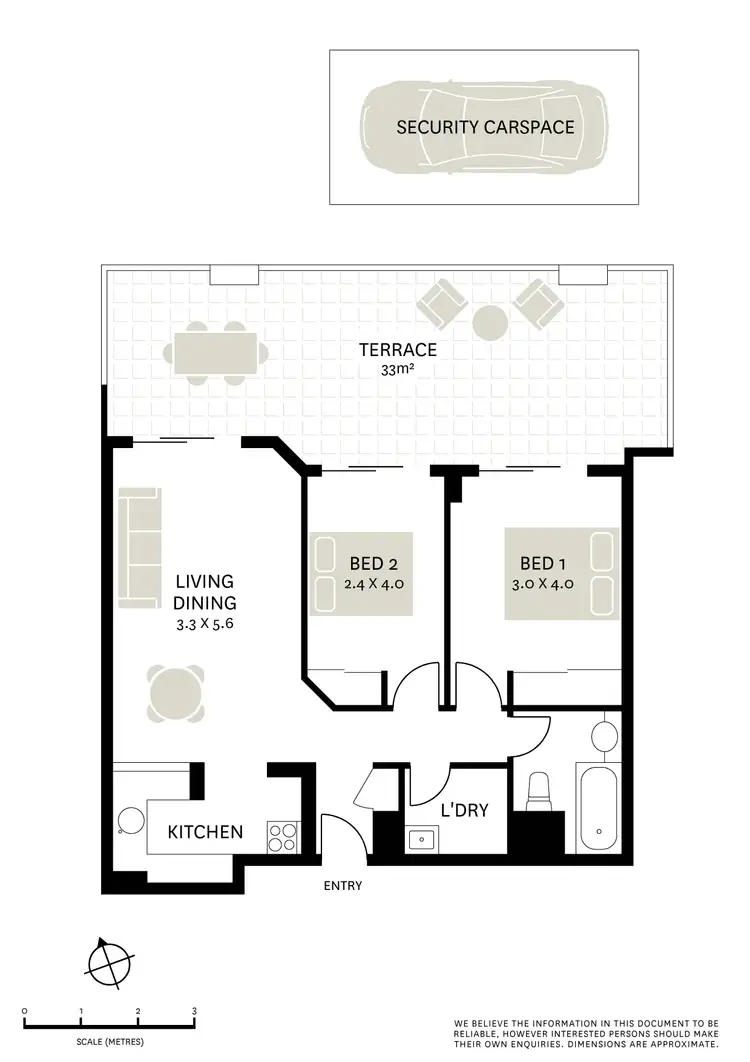 Floorplan of Homely apartment listing, 9/336-346 Sussex Street, Sydney NSW 2000