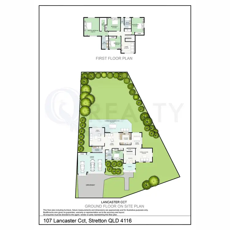 Floorplan of Homely house listing, 107 Lancaster Circuit, Stretton QLD 4116