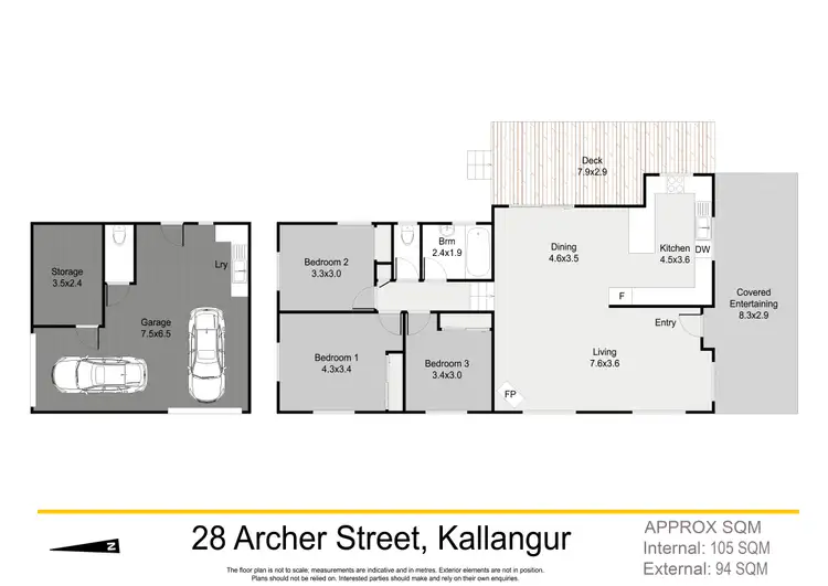 Floorplan of Homely house listing, 10 Archer Street, Kallangur QLD 4503
