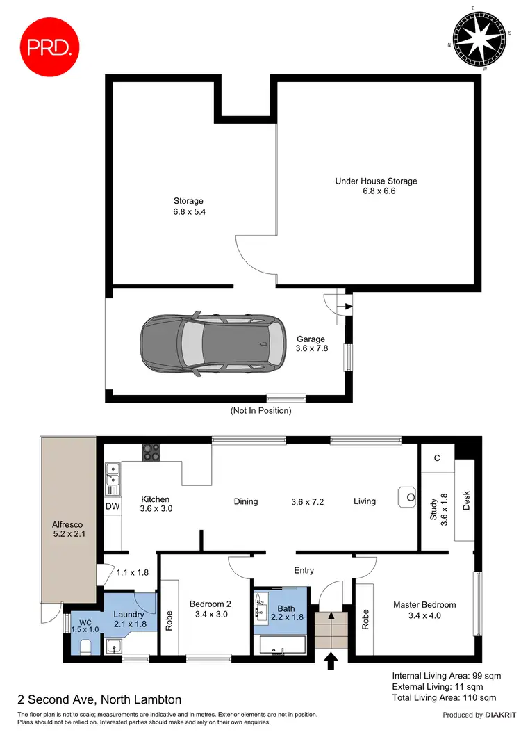 Floorplan of Homely house listing, 2 Second Avenue, North Lambton NSW 2299