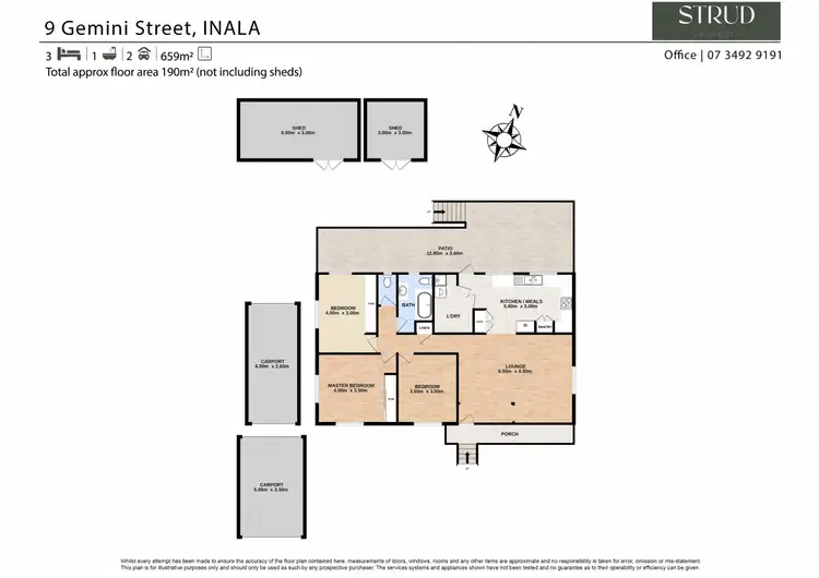 Floorplan of Homely house listing, 9 Gemini Street, Inala QLD 4077