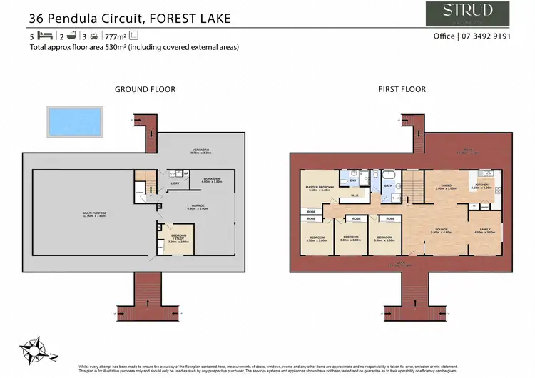 Floorplan of Homely house listing, 36 Pendula Circuit, Forest Lake QLD 4078