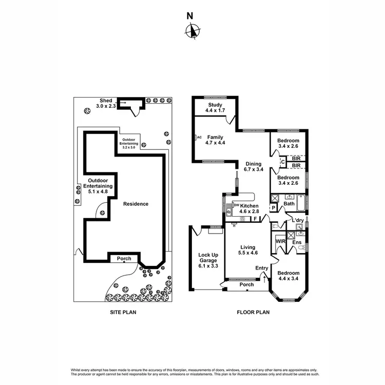 Floorplan of Homely house listing, 9 John August Walk, Seabrook VIC 3028