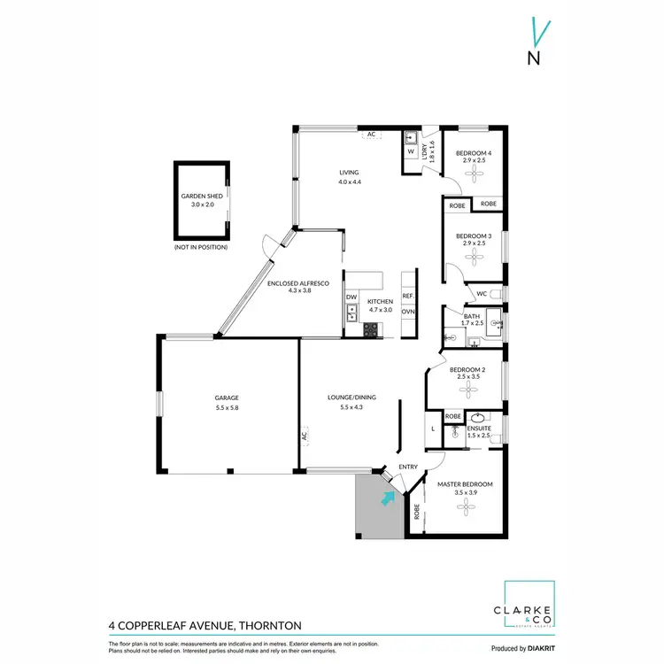 Floorplan of Homely house listing, 4 Copperleaf Avenue, Thornton NSW 2322