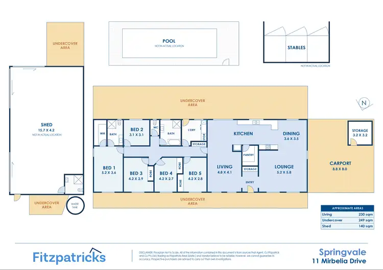 Floorplan of Homely house listing, 11 Mirbelia Drive, Springvale NSW 2650